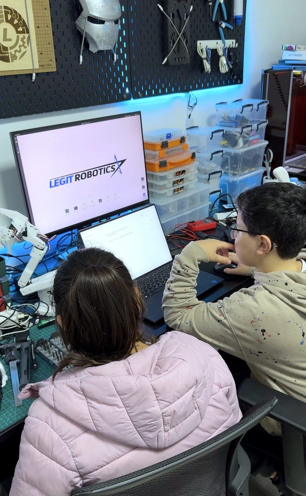 Atelier d'électronique pratique au stage
