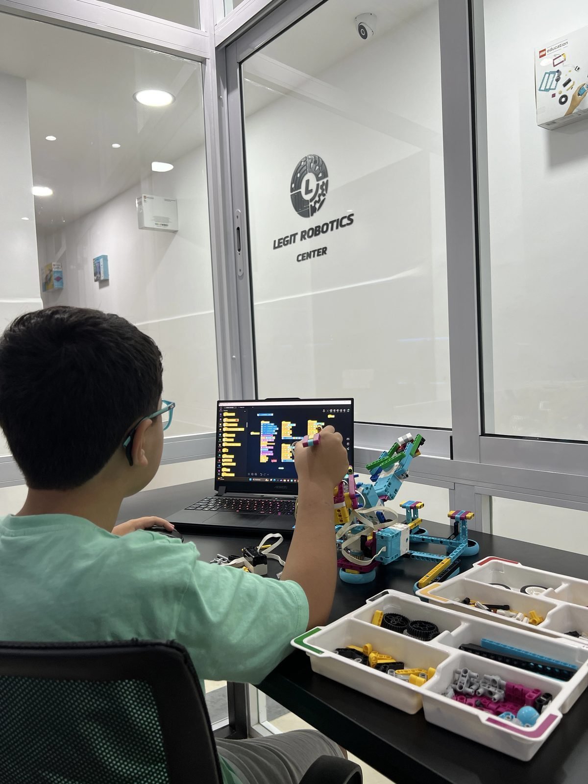 Student coding robot simulation